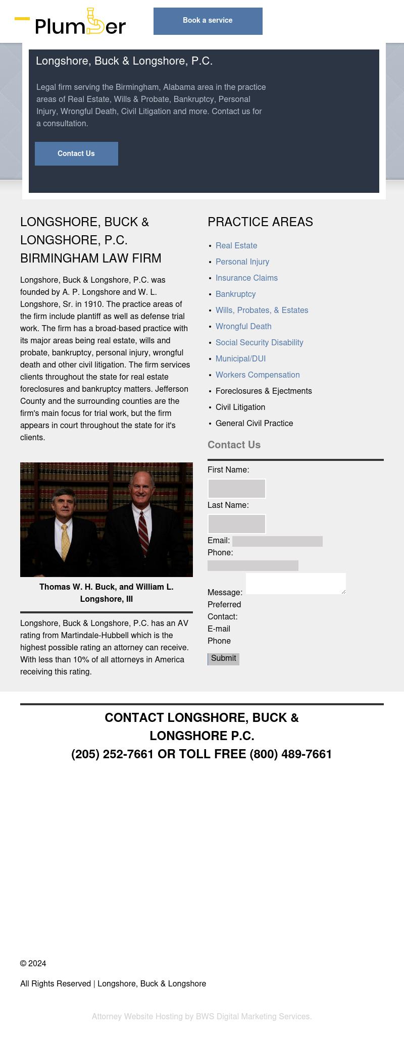 Longshore Buck & Longshore PC - Birmingham AL Lawyers