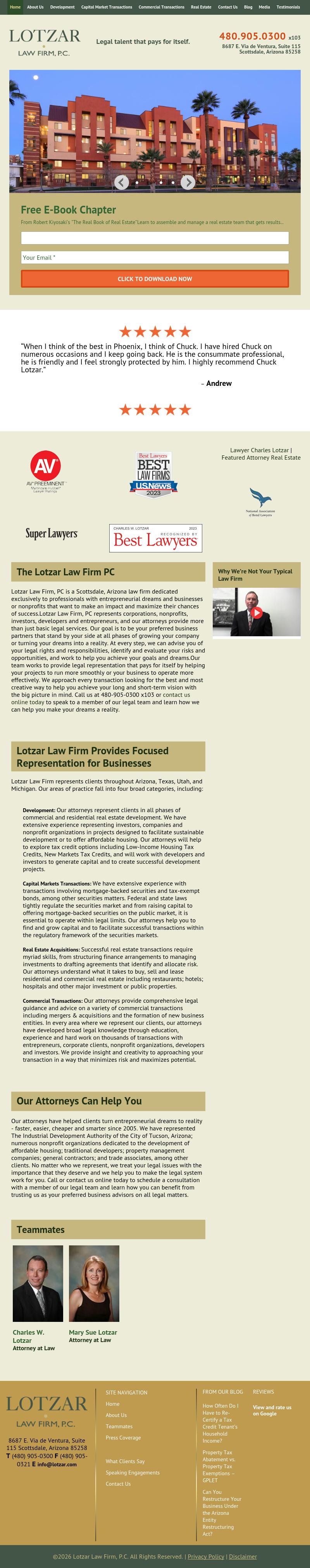 Lotzar Law Firm, P.C. - Scottsdale AZ Lawyers