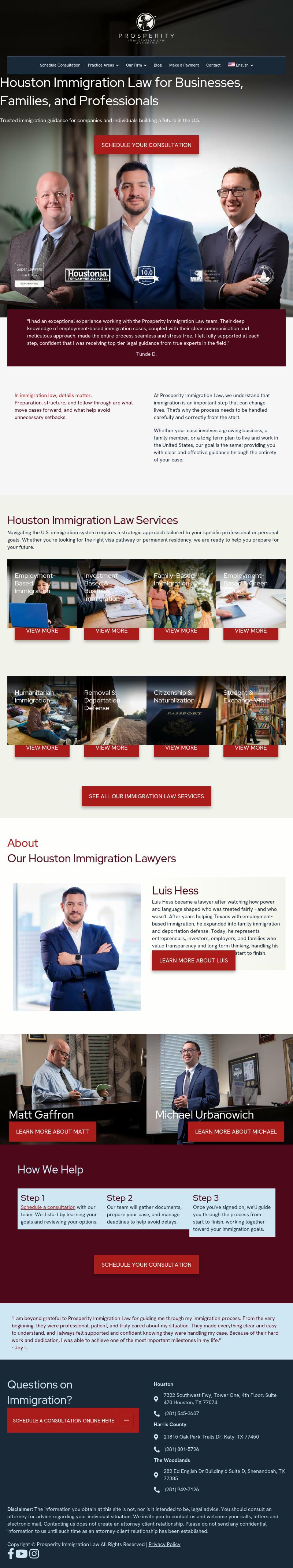 Luis F. Hess, PLLC - Shenandoah TX Lawyers