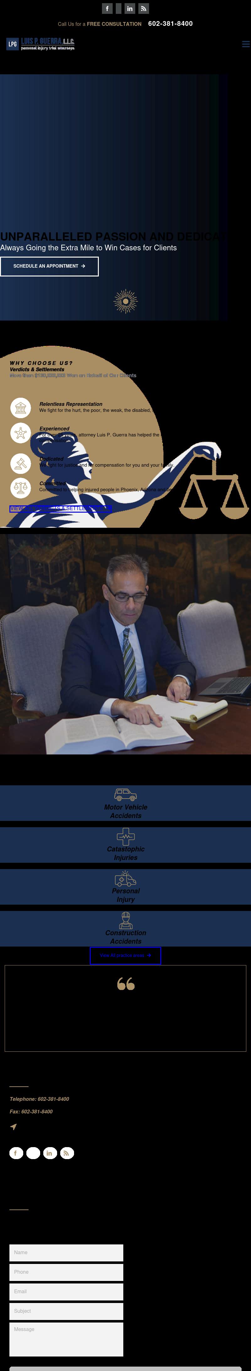 Luis P. Guerra, LLC - Phoenix AZ Lawyers