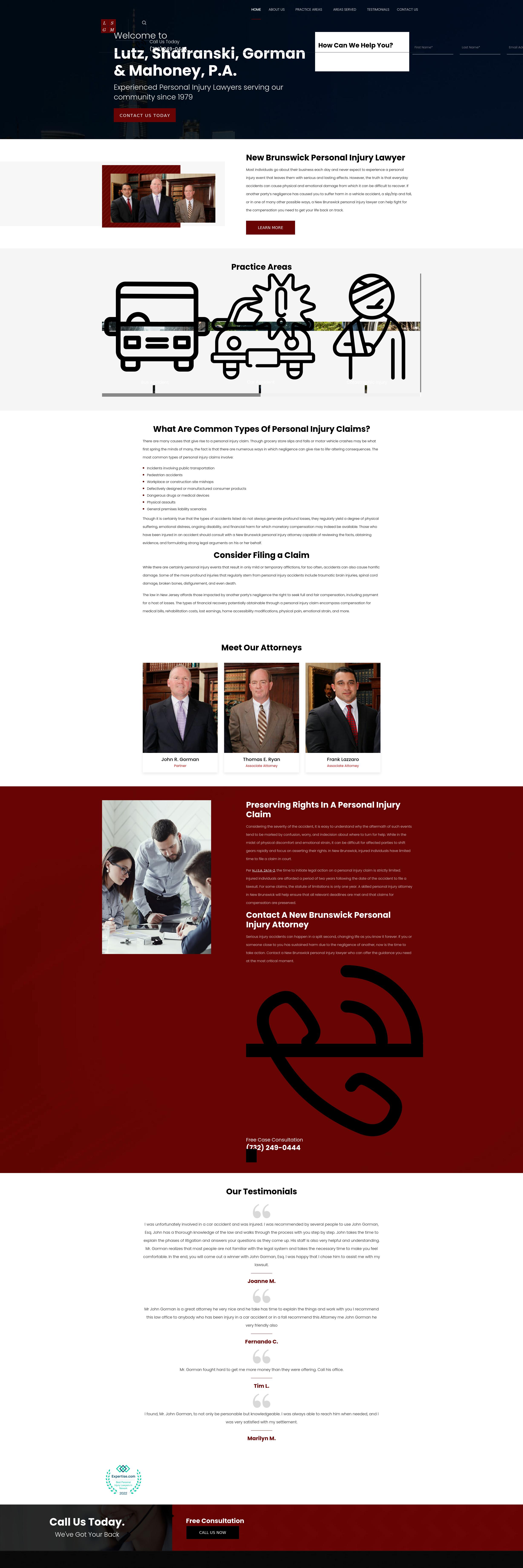 Lutz, Shafranski, Gorman & Mahoney, P.A - Perth Amboy NJ Lawyers