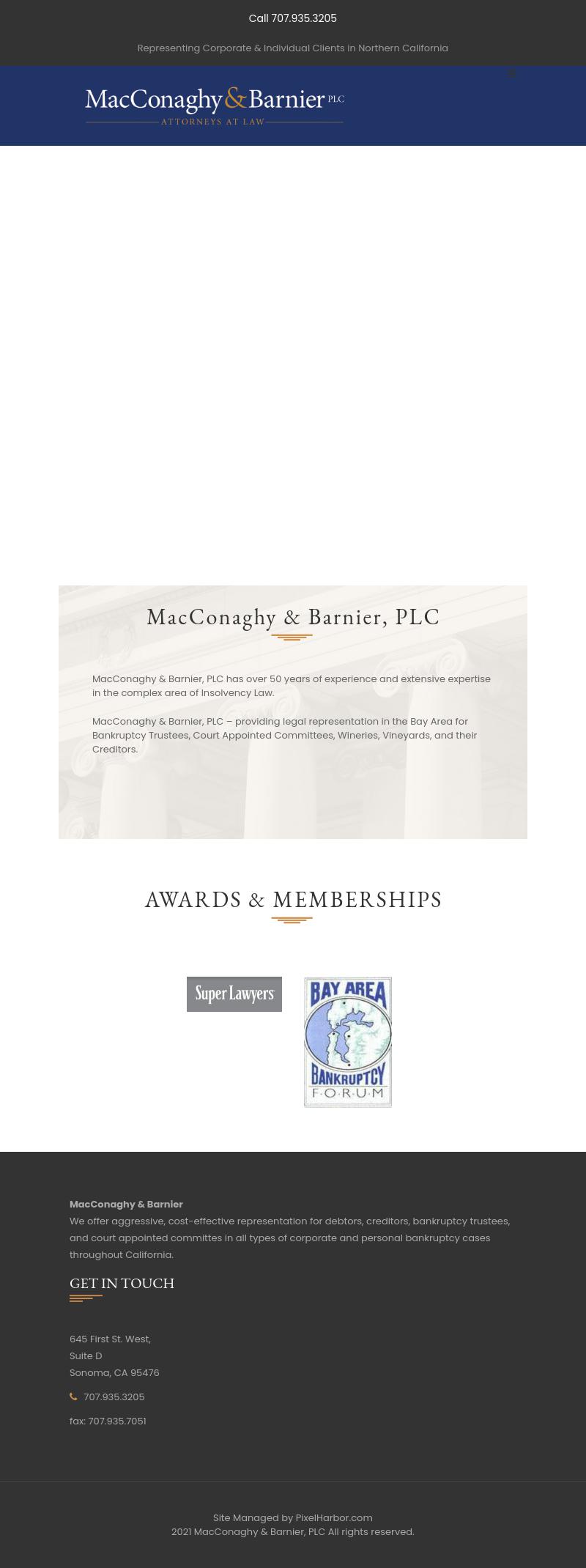 MacConaghy & Barnier, PLLC - Sonoma CA Lawyers