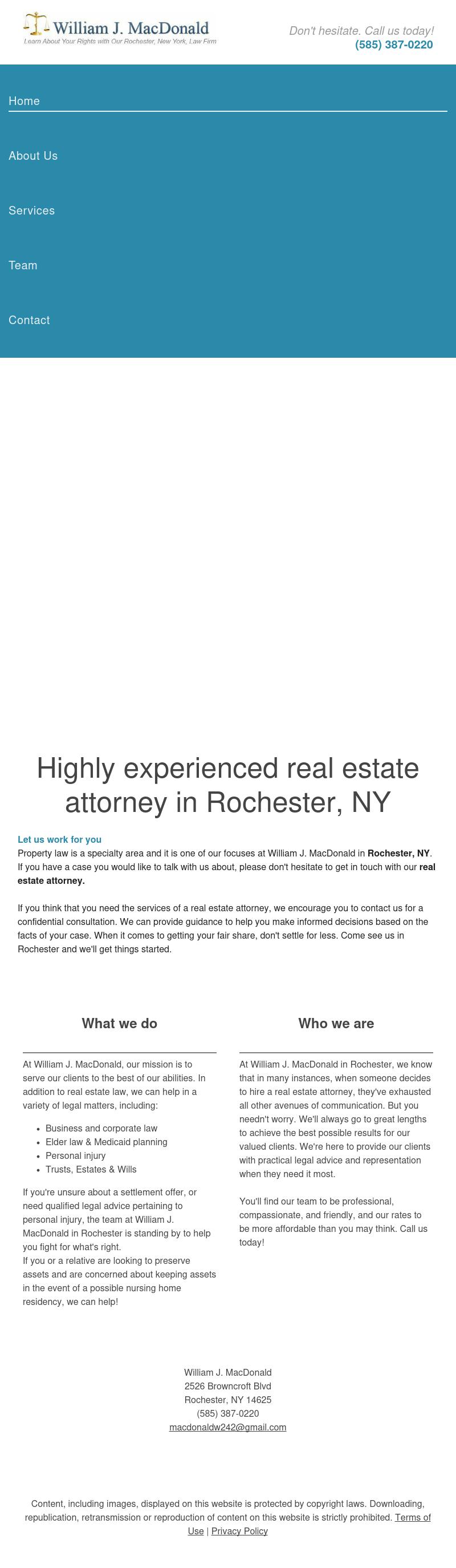 MacDonald William J - Rochester NY Lawyers