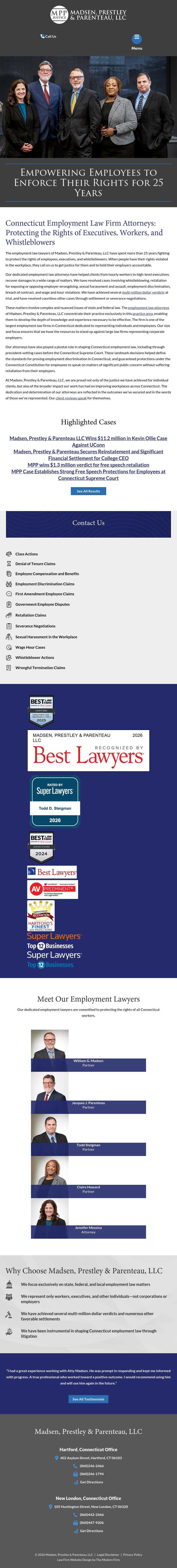 Madsen Prestley & Parenteau, LLC - Hartford CT Lawyers