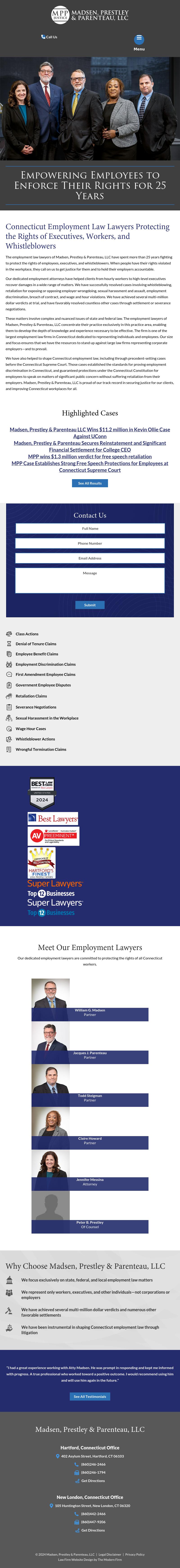 Madsen Prestley & Parenteau, LLC - New London CT Lawyers