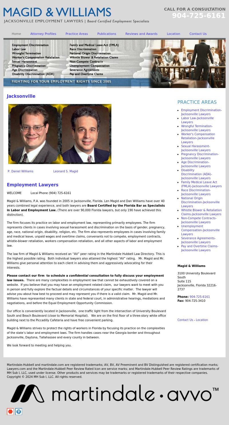 Magid & Williams PA - Jacksonville FL Lawyers