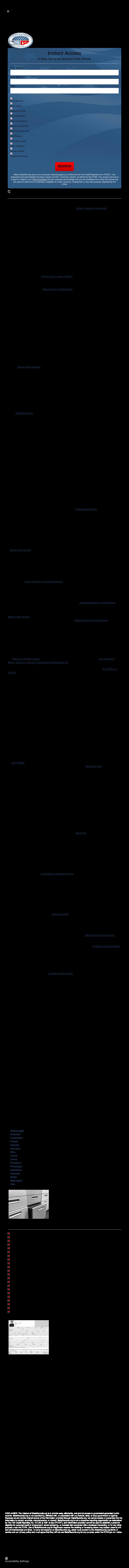 Maine Criminal Records - Portland ME Lawyers
