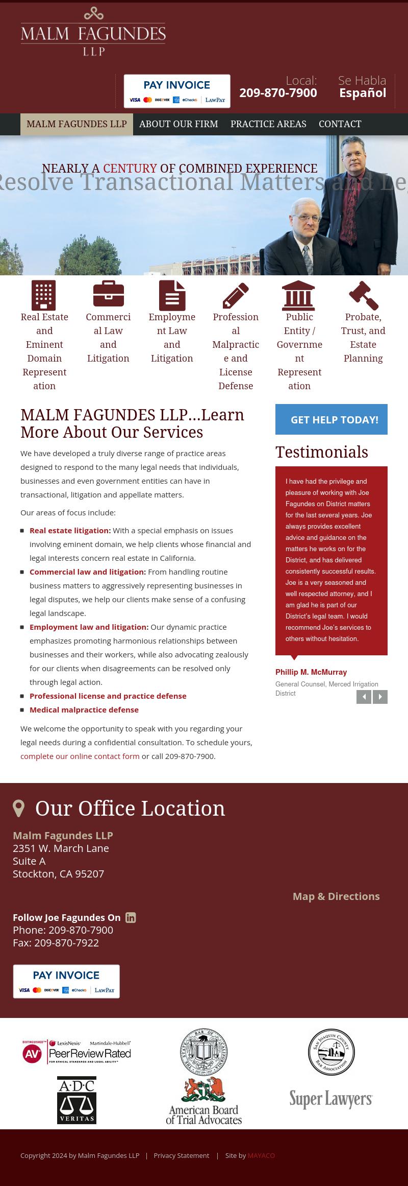 Malm Fagundes LLP - Stockton CA Lawyers