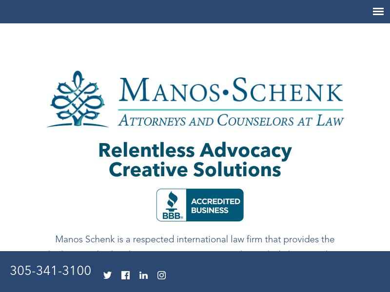 Manos & Associates, PL - Miami FL Lawyers