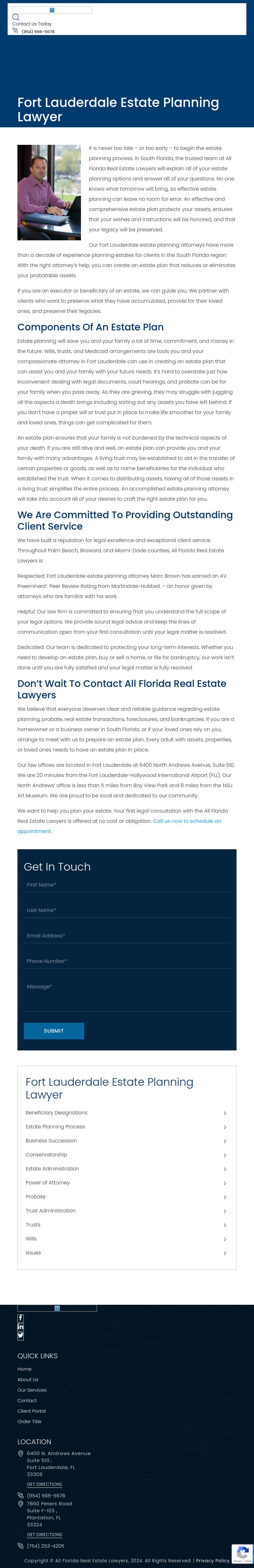 Marc Brown, P.A. - Fort Lauderdale FL Lawyers