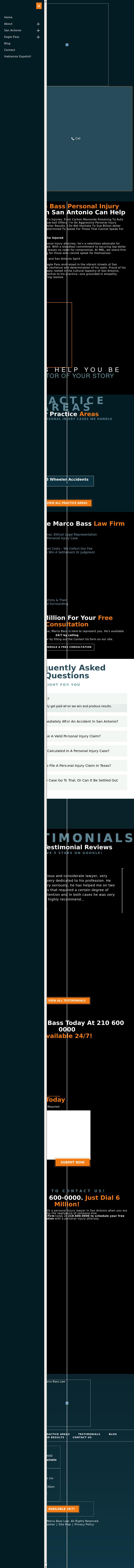 Marco Bass Law - San Antonio TX Lawyers