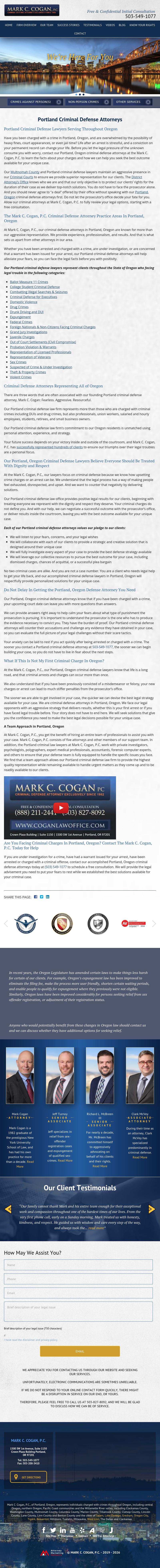 Mark C. Cogan, P.C. - Portland OR Lawyers
