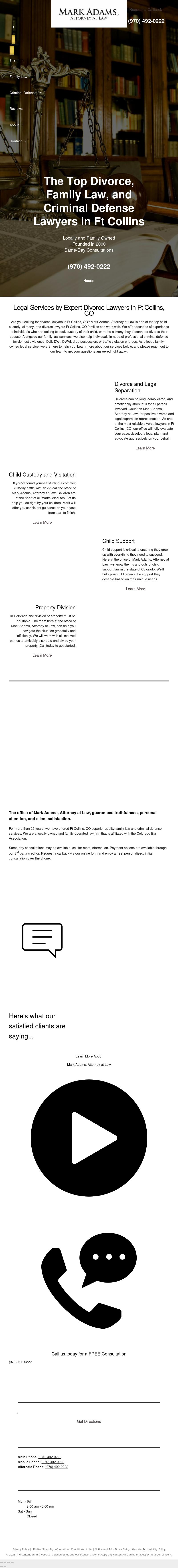 Mark E. Adams - Attorney at Law - Fort Collins CO Lawyers