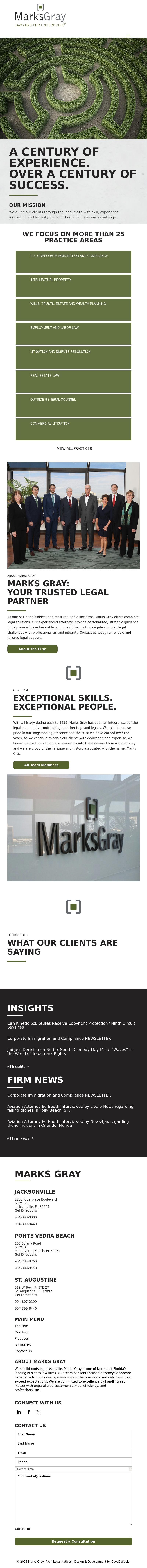 Marks Gray PA - Jacksonville FL Lawyers