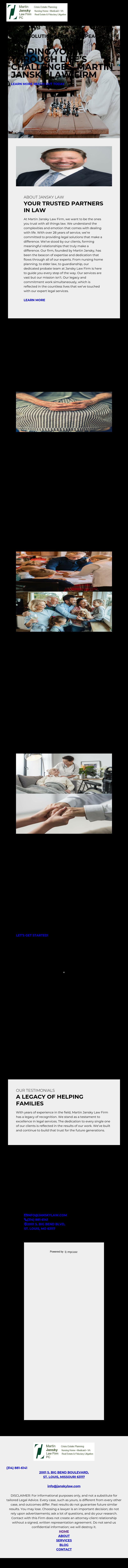 Martin Jansky Law Firm, PC - St. Louis MO Lawyers