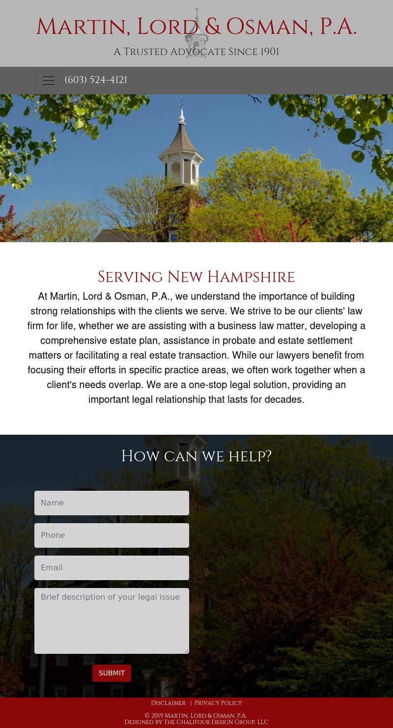 Martin, Lord & Osman, P.A. - Laconia NH Lawyers