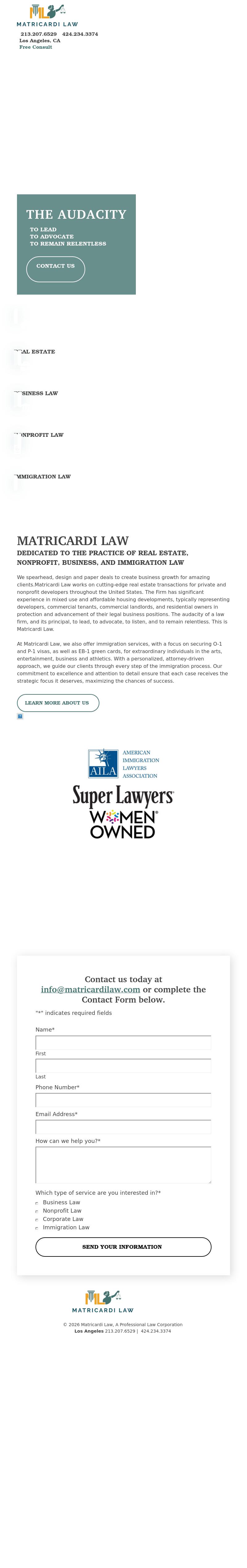 Matricardi Law - West Hollywood CA Lawyers