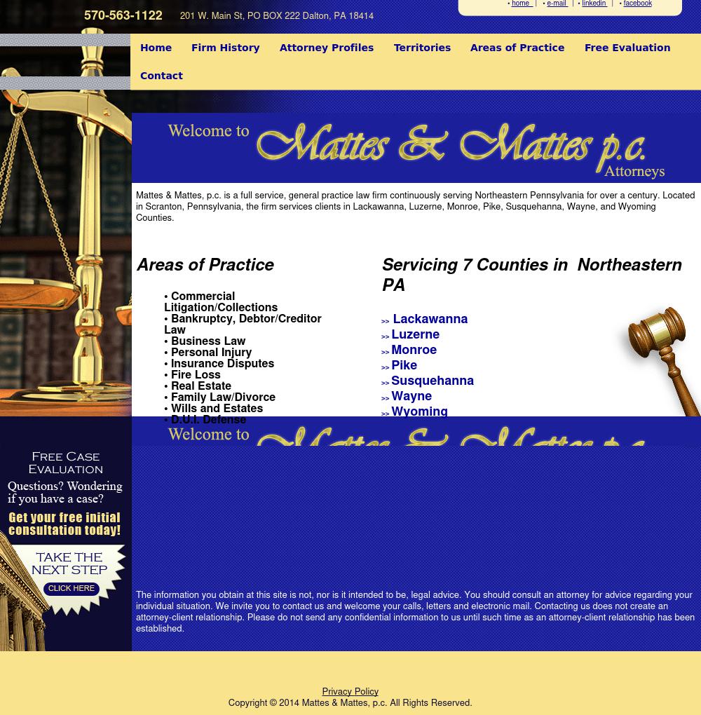 Mattes & Mattes, P.C. - Scranton PA Lawyers