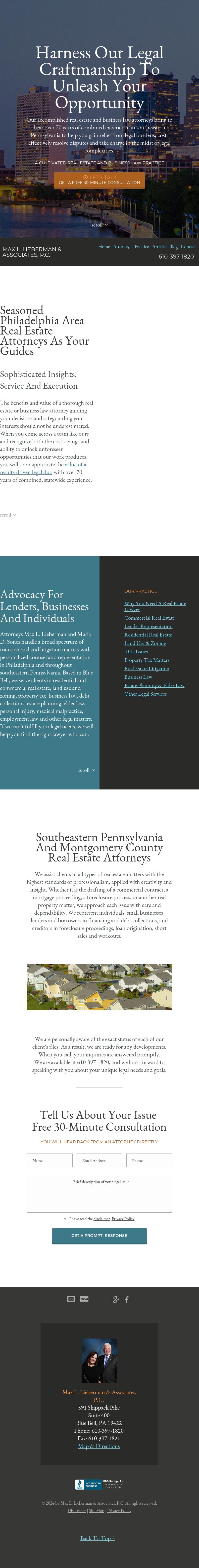 Max L. Lieberman & Associates, P.C. - Blue Bell PA Lawyers