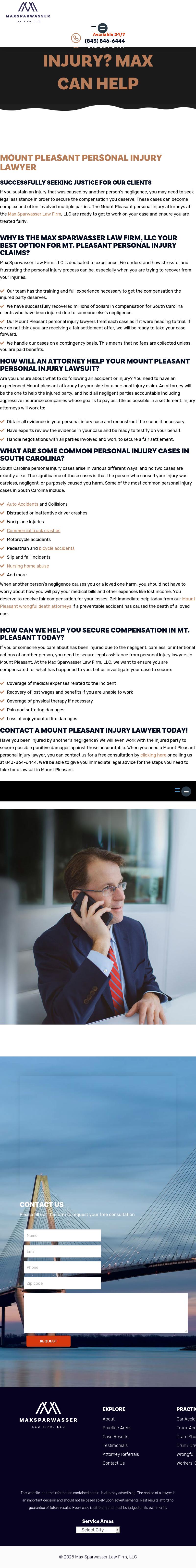 Max Sparwasser Law Firm, LLC - Mount Pleasant SC Lawyers