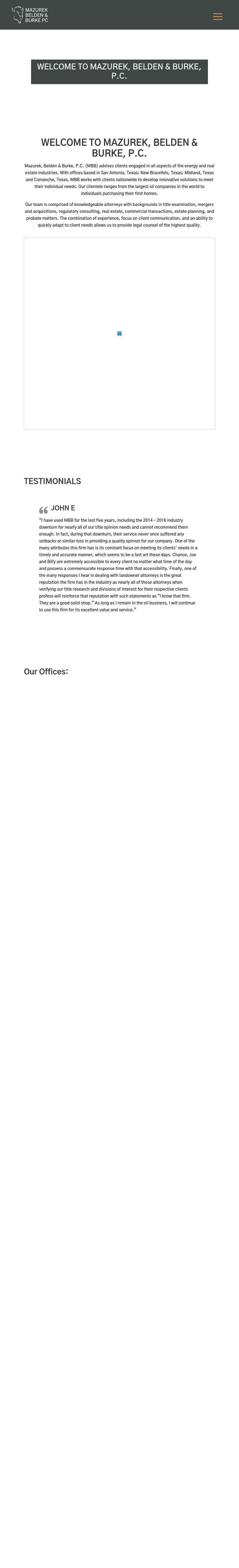 Mazurek, Belden & Burke, P.C. - San Antonio TX Lawyers