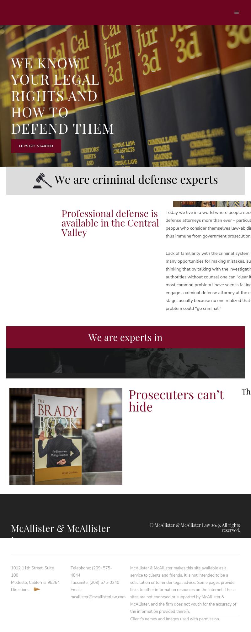 McAllister & McAllister - Modesto CA Lawyers