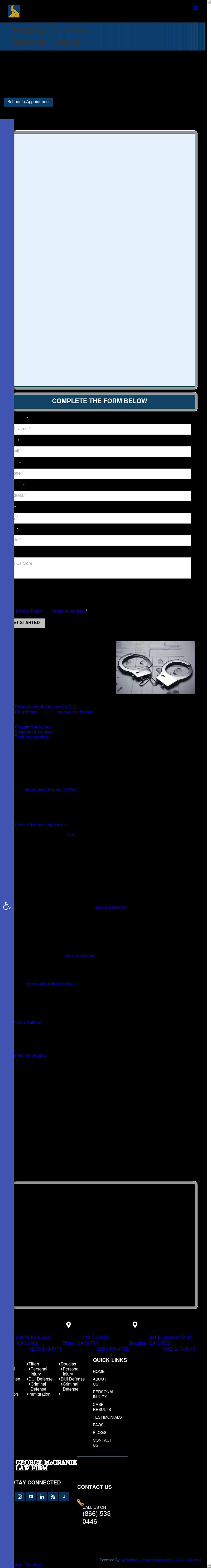 McCranie Law Firm - Douglas GA Lawyers