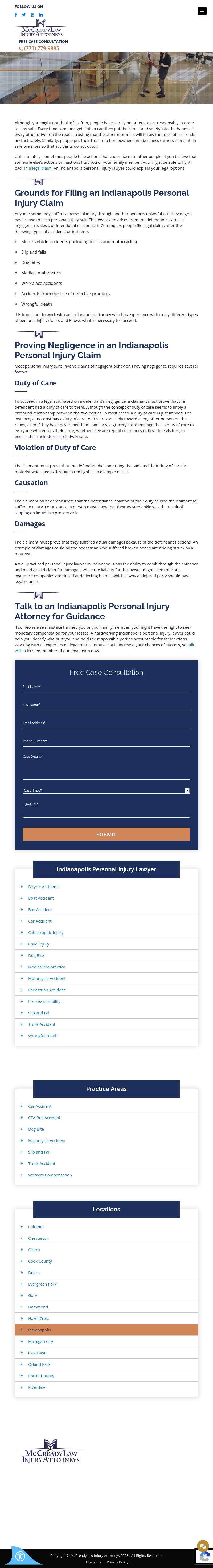 McCready Law - Indianapolis IN Lawyers