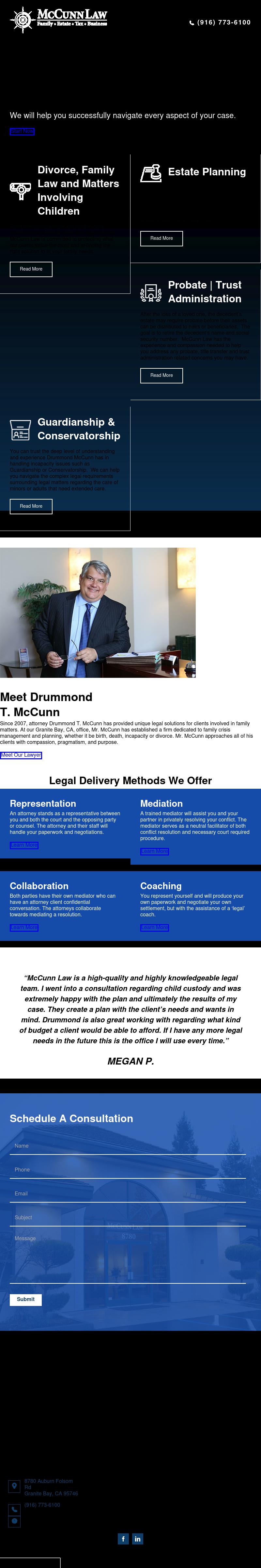 McCunn Law - Granite Bay CA Lawyers