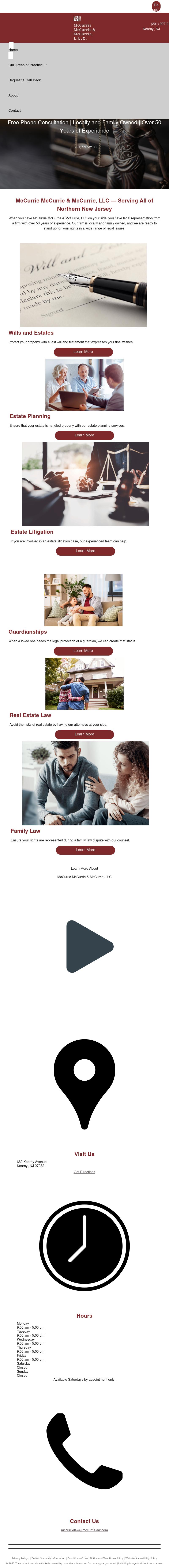 McCurrie McCurrie & McCurrie, L.L.C. - Kearny NJ Lawyers