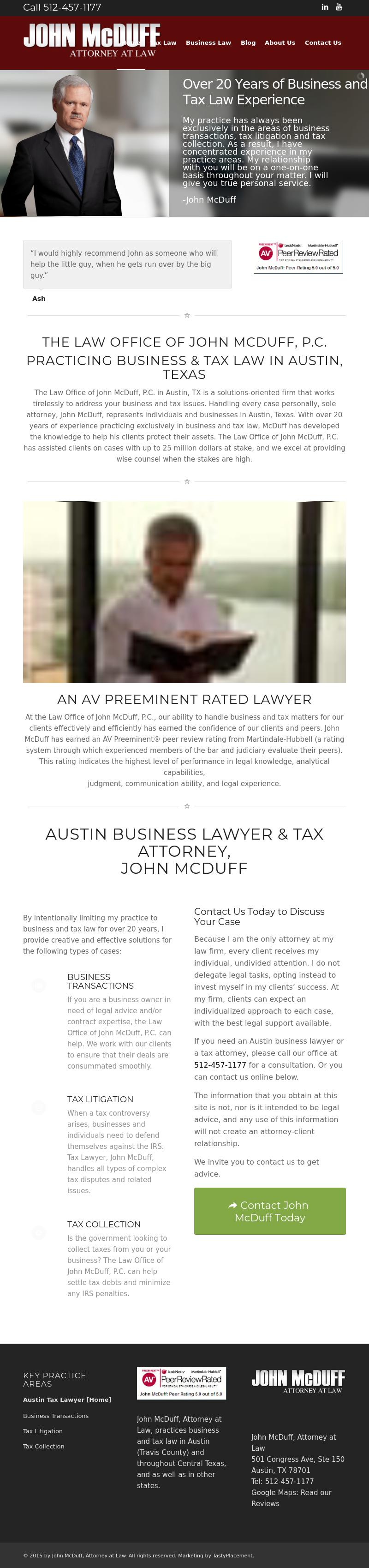 Mcduff, John - Austin TX Lawyers