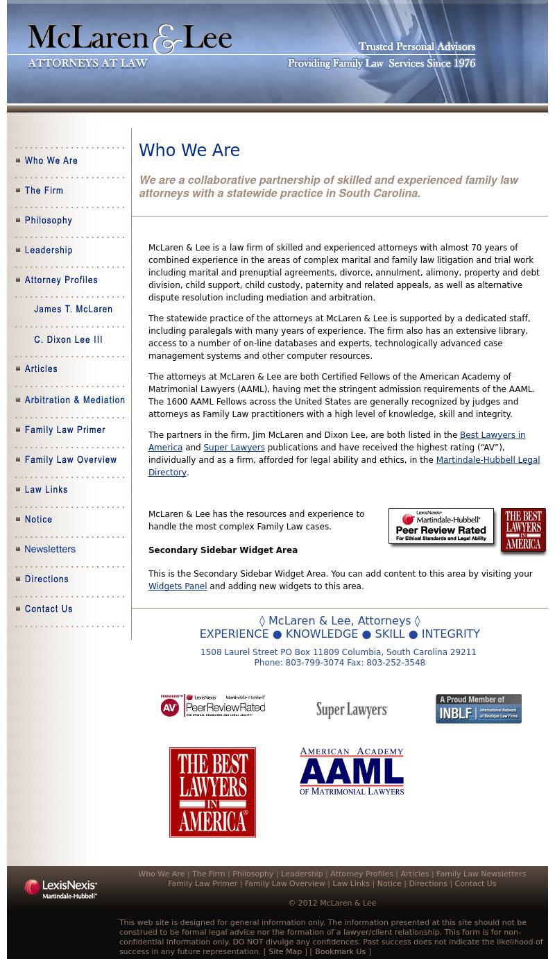 McLaren & Lee - Columbia SC Lawyers