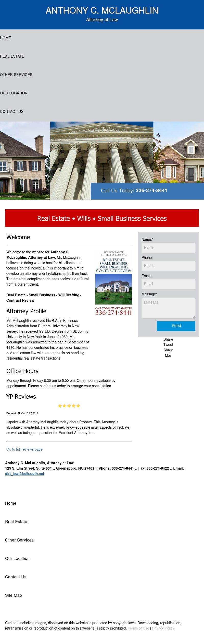 McLaughlin, Anthony C - Greensboro NC Lawyers