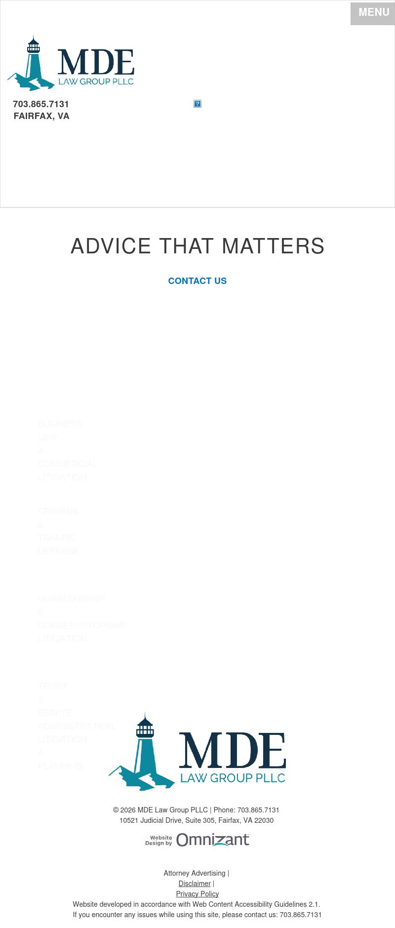 MDE Law Group, PLLC - Fairfax VA Lawyers