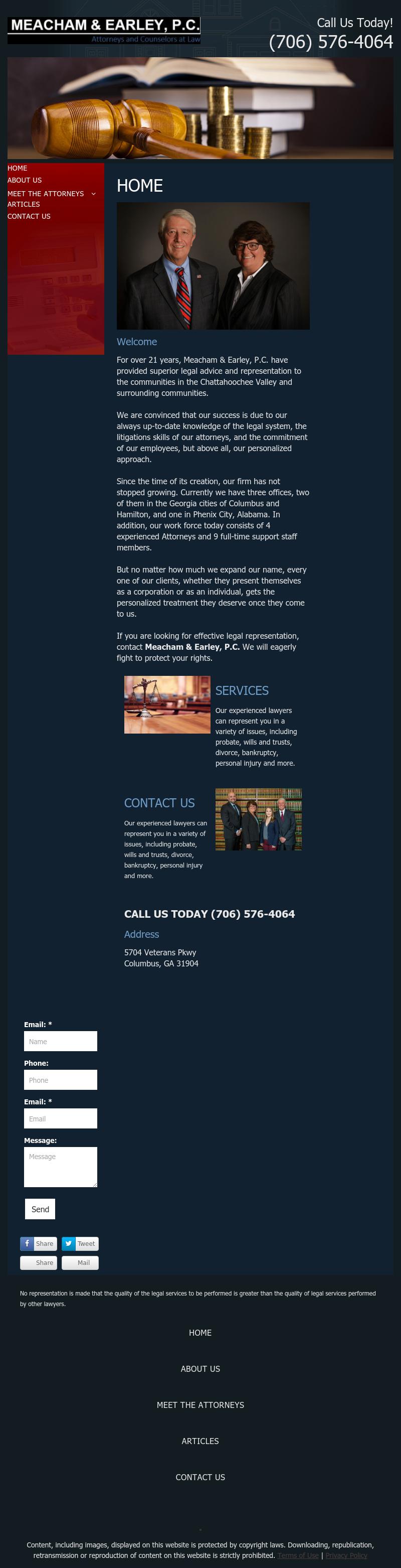 Meacham & Earley PC - Columbus GA Lawyers