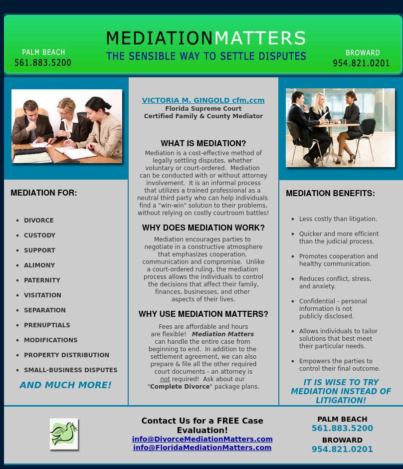 Mediation Matters - Margate FL Lawyers