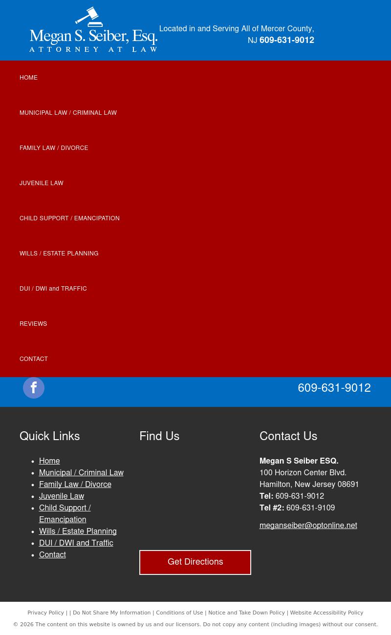 Megan S. Seiber, Esq. Attorney at Law - Mercerville NJ Lawyers