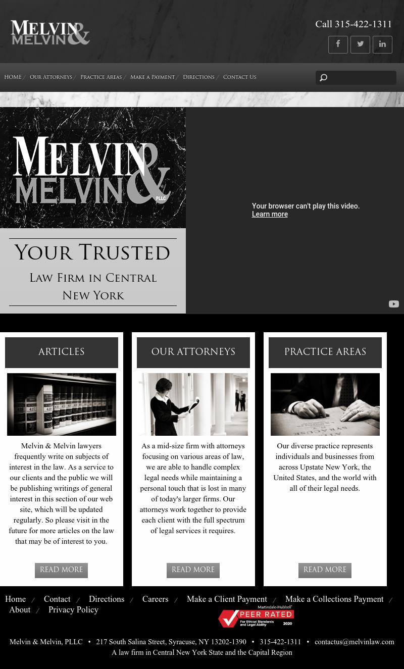 Melvin & Melvin, PLLC - Syracuse NY Lawyers