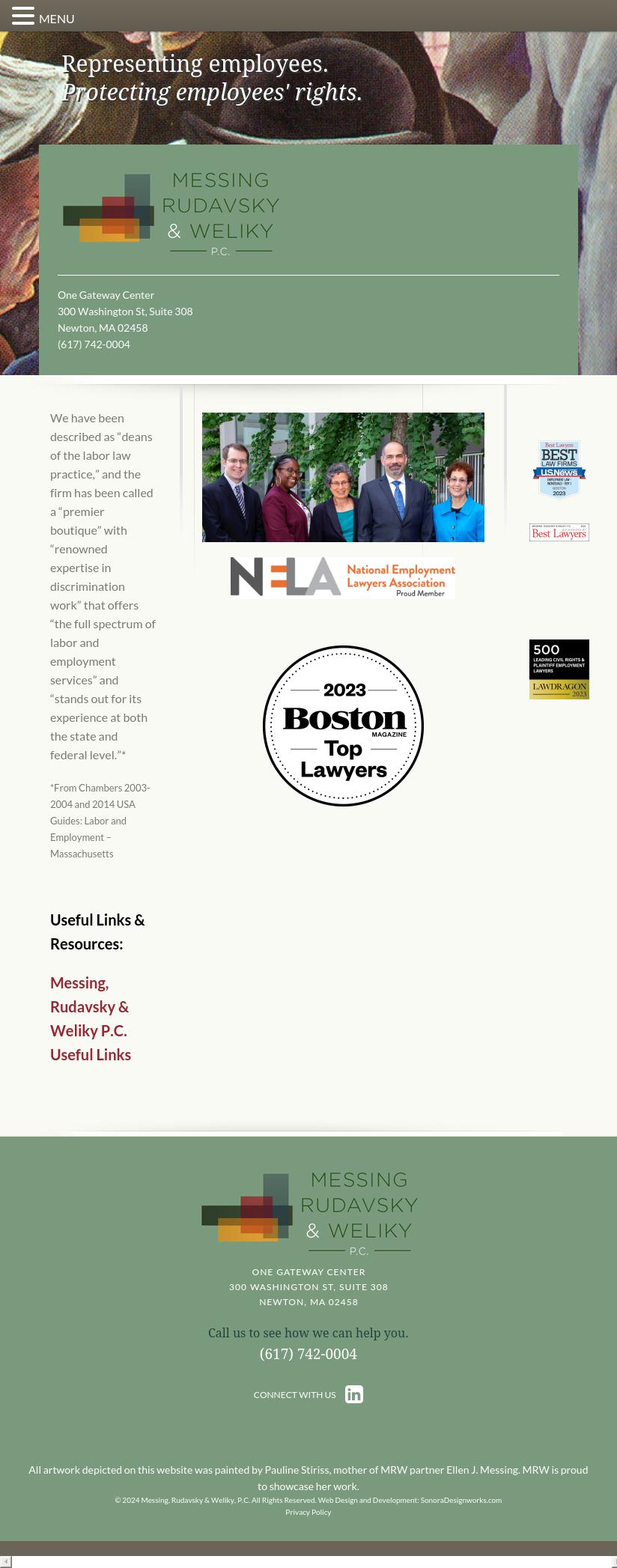 Messing, Rudavsky & Weliky, P.C. - Boston MA Lawyers