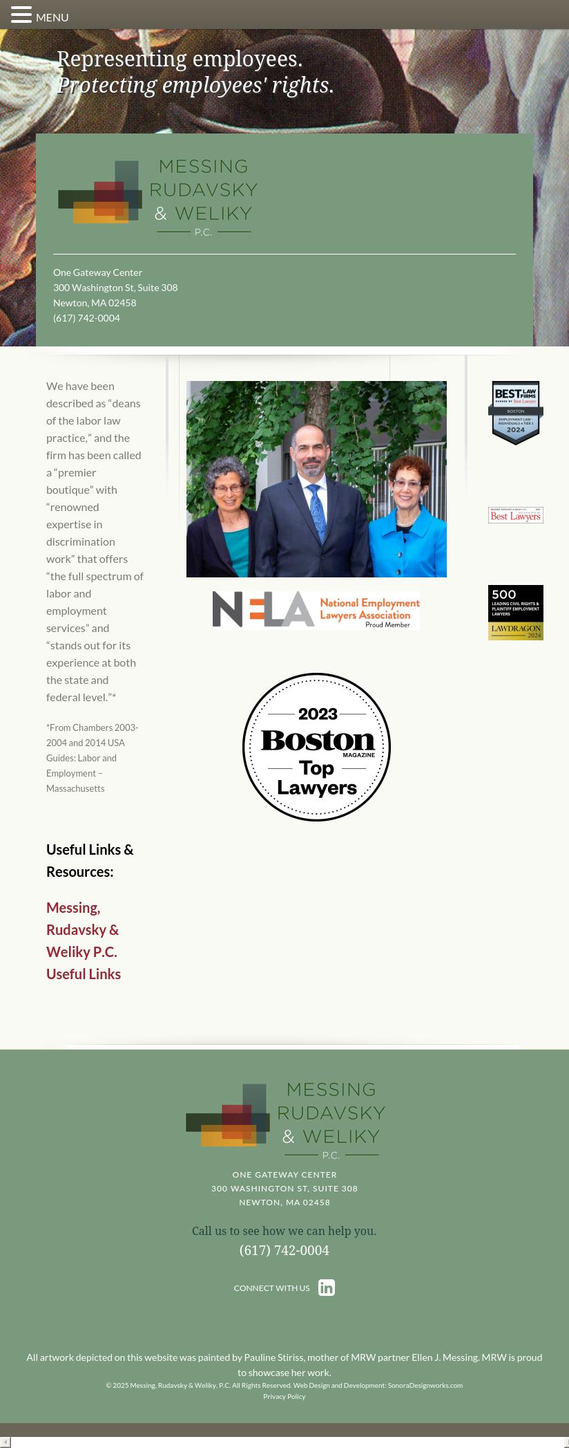 Messing, Rudavsky & Weliky, P.C. - Boston MA Lawyers