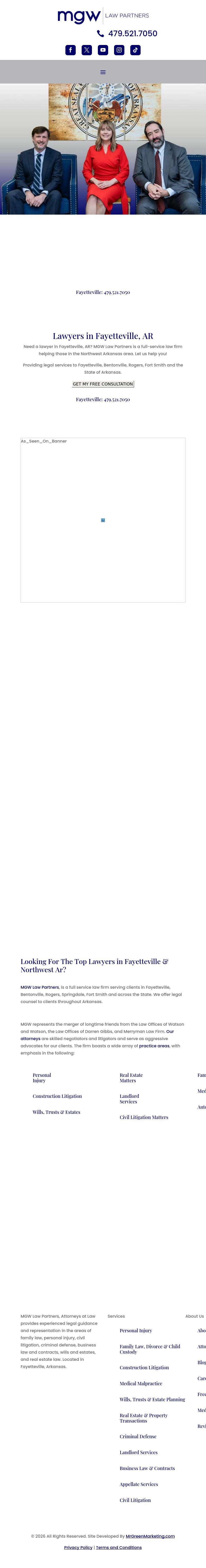 MGW Law Partners, Lawyers Fayetteville, AR - Fayetteville AR Lawyers