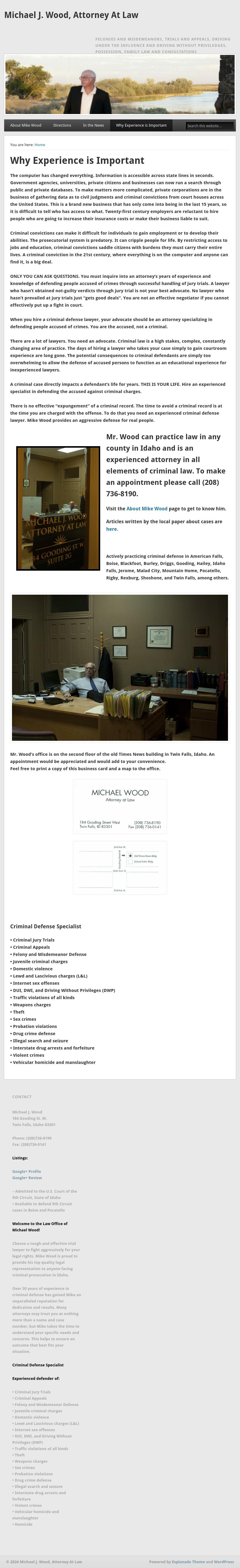 Michael Jay Wood - Twin Falls ID Lawyers