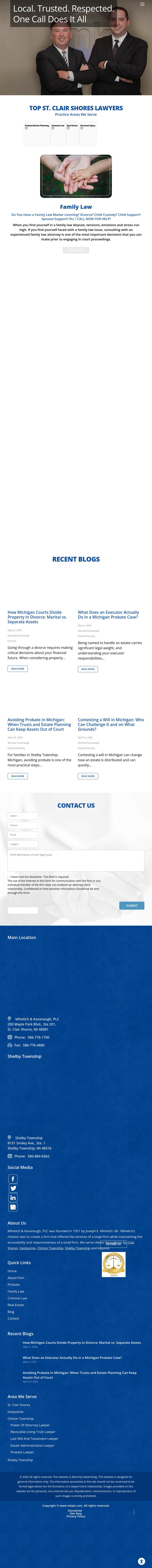 Mihelich & Kavanaugh, PLC - Shelby Township MI Lawyers