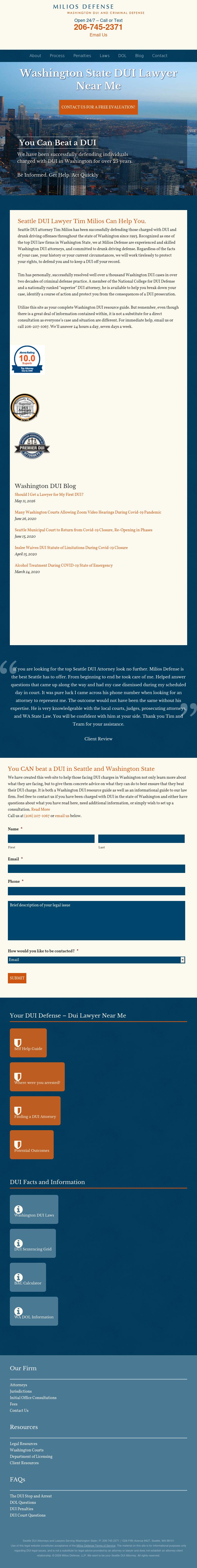 Milios Defense - Seattle WA Lawyers