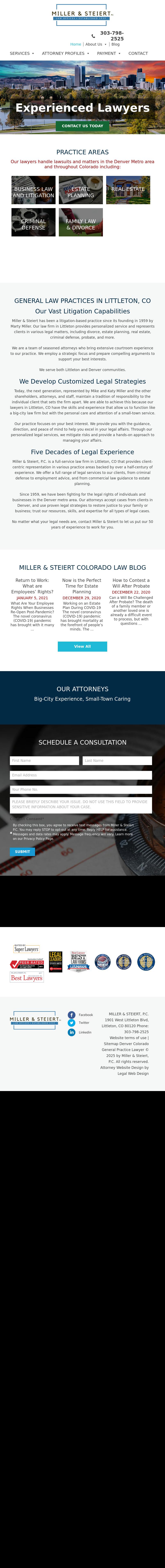 Miller & Steiert PC - Littleton CO Lawyers