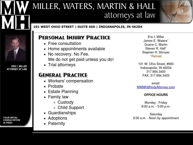 Miller Waters Martin & Hall - Indianapolis IN Lawyers