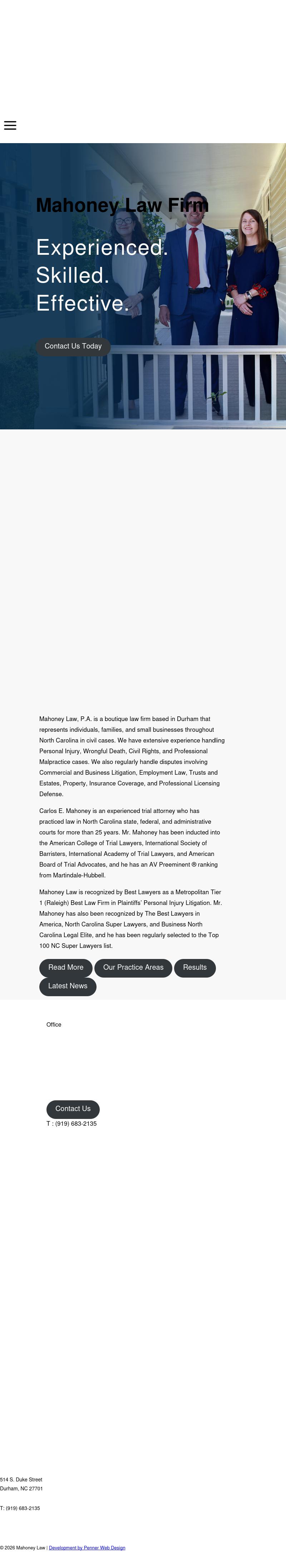 Mills & Mahoney, PA - Durham NC Lawyers