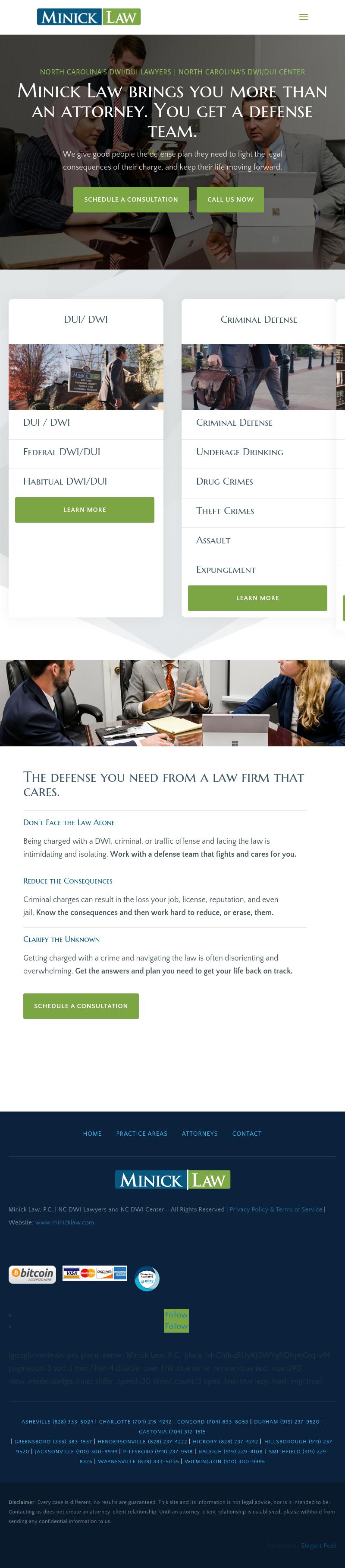 Minick Law - Asheville NC Lawyers