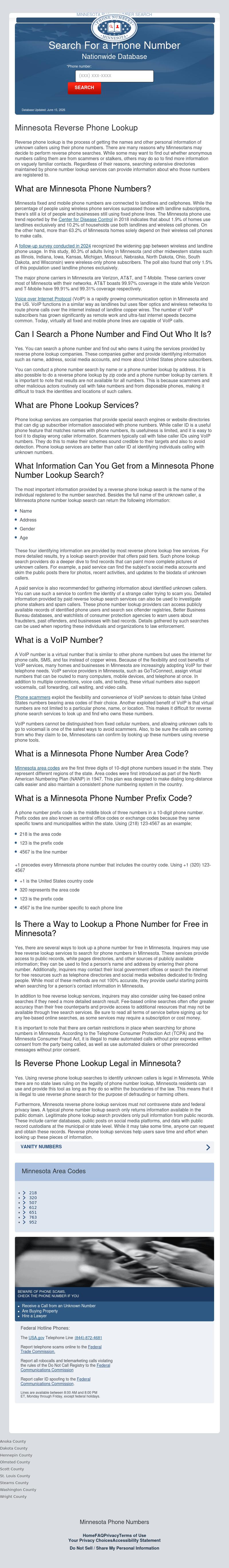 Minnesota Phone Number Search  - Bemidji MN Lawyers