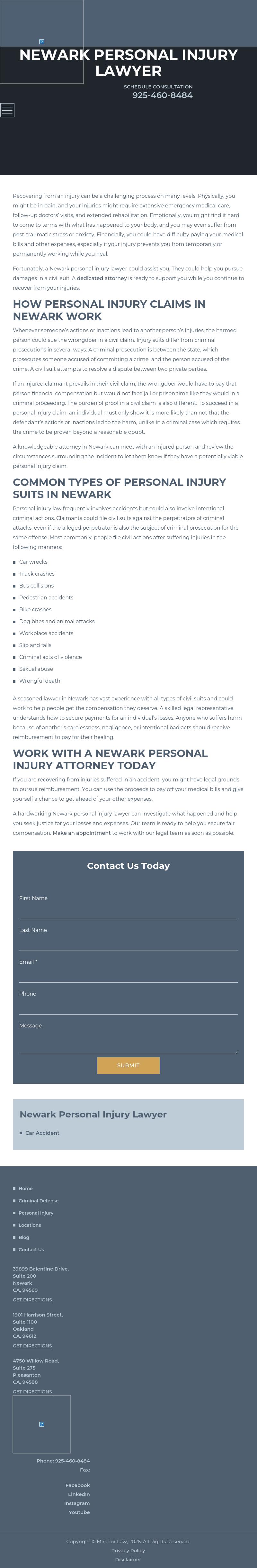 Mirador Law - Newark CA Lawyers
